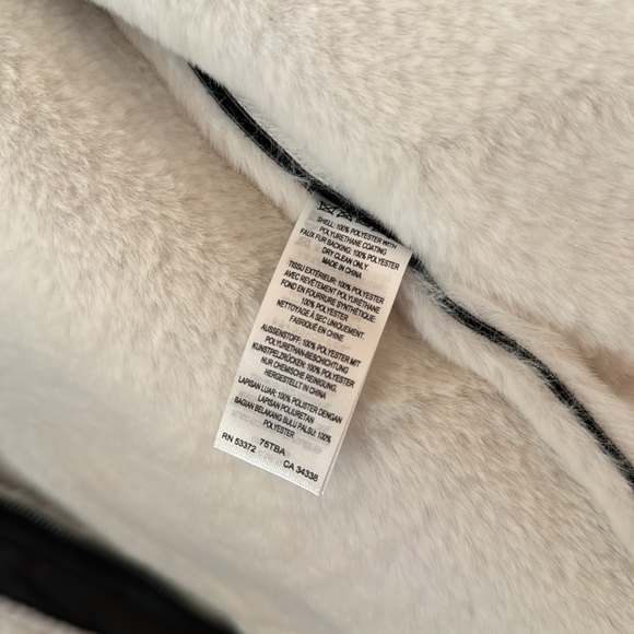 Brand new French Connection leather fur jacket - Picture 6 of 11